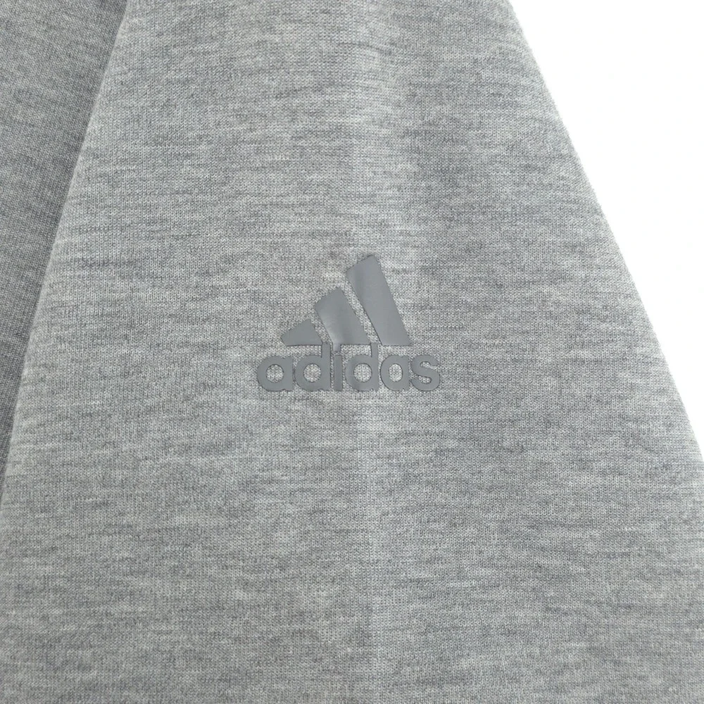 Adidas Mens 1/4 Zip Pullover‎ Small Grey Performance Athleisure Sweater